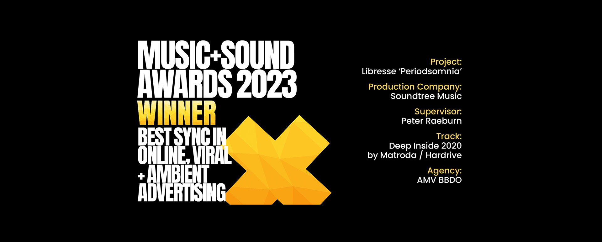 Music and Sound Awards Win Soundtree Music